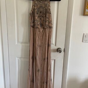 BHLDN Blush Beaded Gown